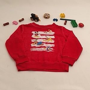 Red Mickey Sweater